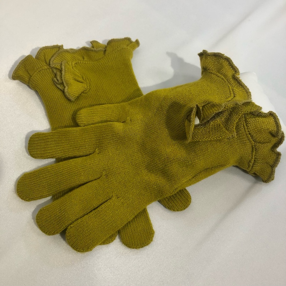 Vintage Gloves Mud Pie Women Winter Olive Green Knit Ruffle Y2K
Party Evening